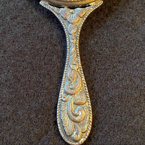 Pewter mirror - Picture 3 of 13